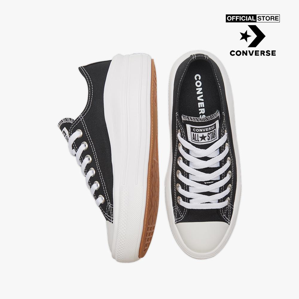 CONVERSE - Giày sneakers nữ cổ thấp Chuck Taylor All Star Move 570256C-0050_BLACK