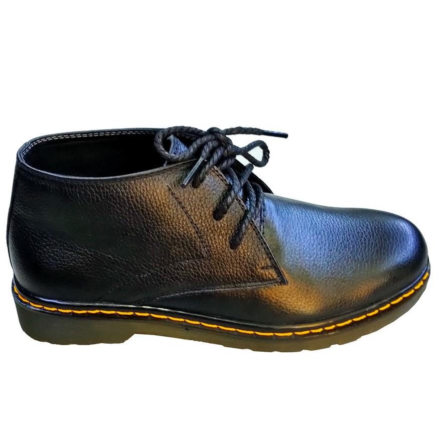 Giày Boots Nam Cổ Lửng Da Bò Thật TiTi ĐÔ Đế Đốc Tờ Cao Cấp DT2020