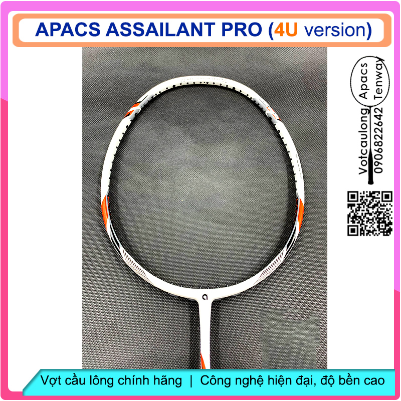 Vợt cầu lông Apacs Assailant Pro (4U) – Vợt cao cấp thiên công nhưng phòng thủ cũng rất ổn