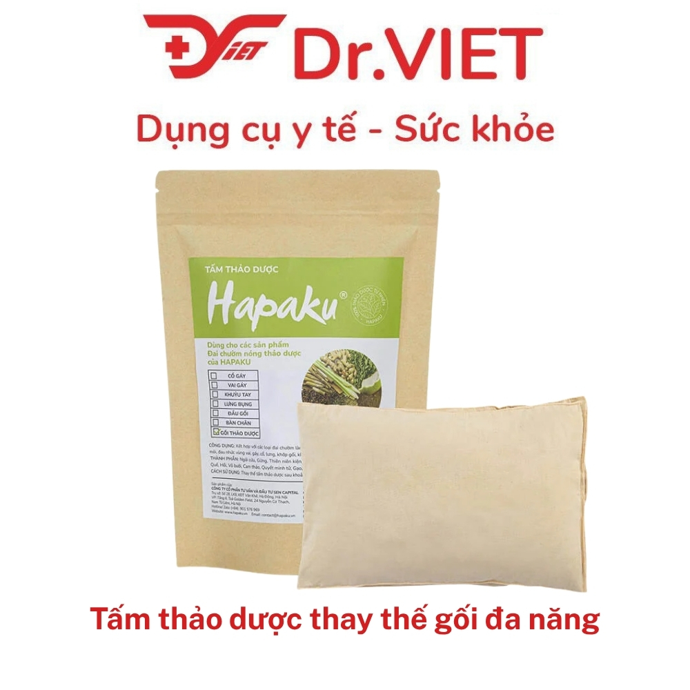 Tấm Thảo Dược Thay Thế Hapaku Cho Gối Chườm Điện - Lõi Thảo Mộc Tự Nhiên Giảm Đau Cổ Vai Gáy Lưng Chính Hãng