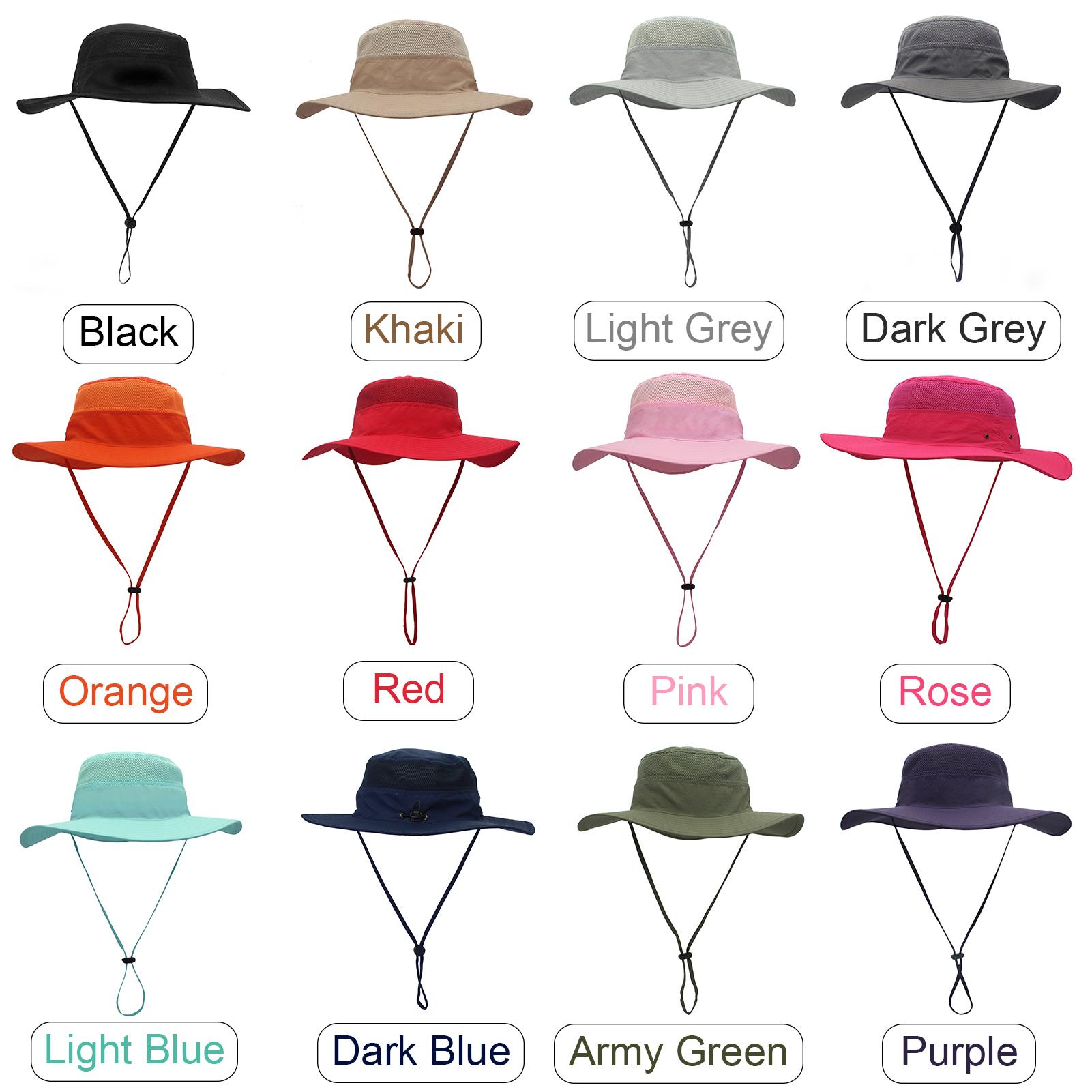 Mũ bucket có dây đeo cho nam chống nắng tia UV, có thể gập lại để câu cá đi bộ cắm trại