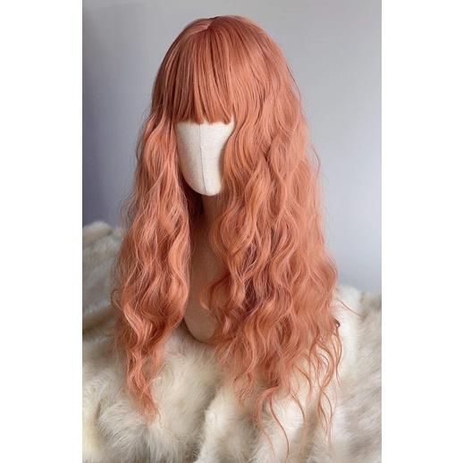 Tóc giả nguyên đầu cosplay cute-tặng lưới trùm tóc
