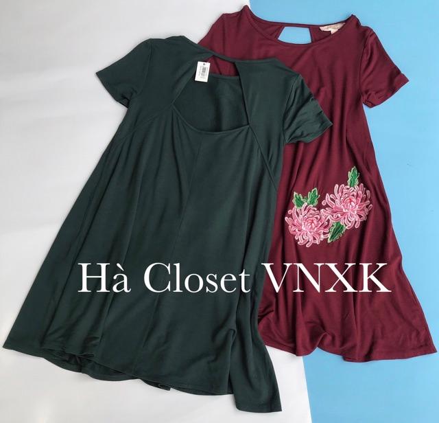 Đầm Thun F21 Thêu Đẹp Xịn