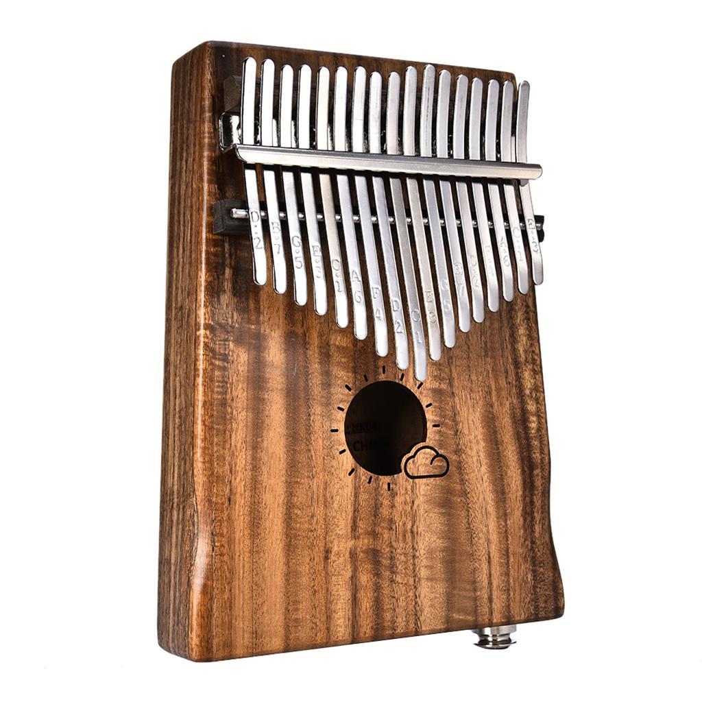 Kalimba Thumb Piano w/ Bag African Musical Instrument Percussion 17 Key Toy