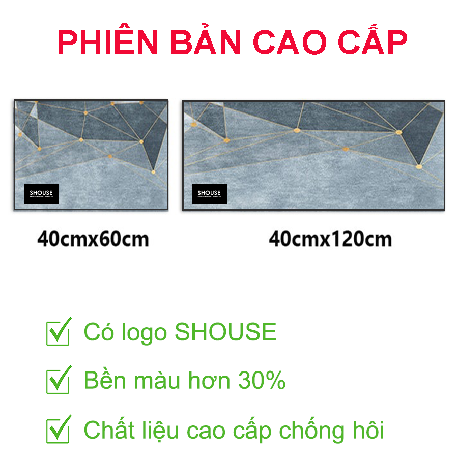 Thảm Chùi Chân Lau Chân nhà bếp TBS SHOUSE cao cấp chống trượt 3d trải sàn giá rẻ đế cao su hút nước hình thú phòng khách