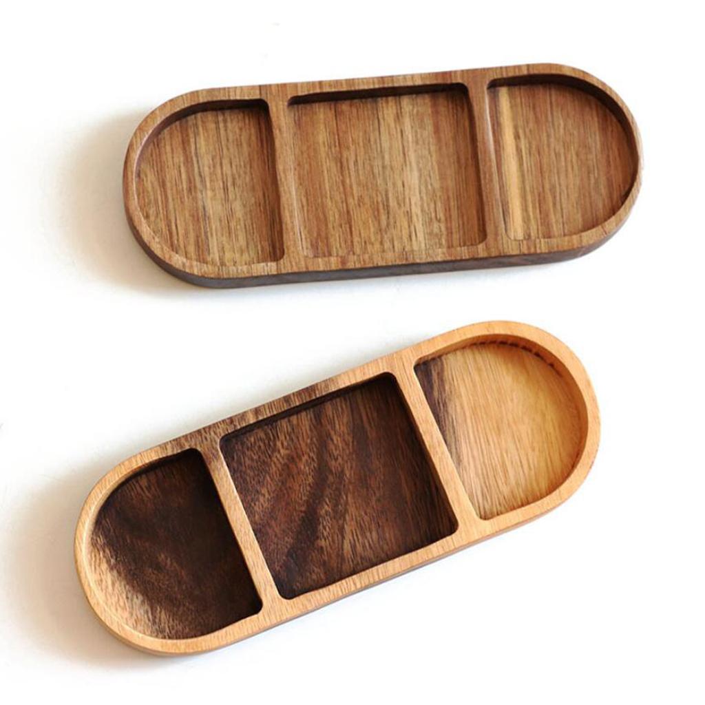 Food Display Plate Multi Sectional Compartment Food Snack Serving Tray