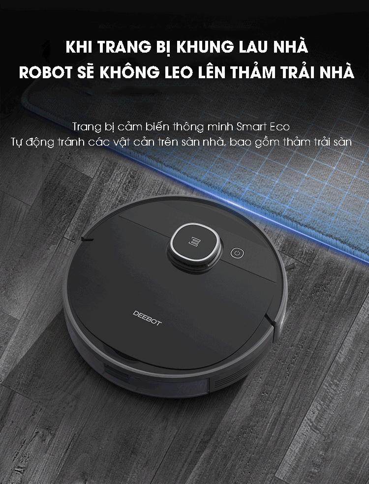 Robot hút bụi, lau nhà thông minh Ecovas T5 HERO (DX96)- Hàng chính hãng