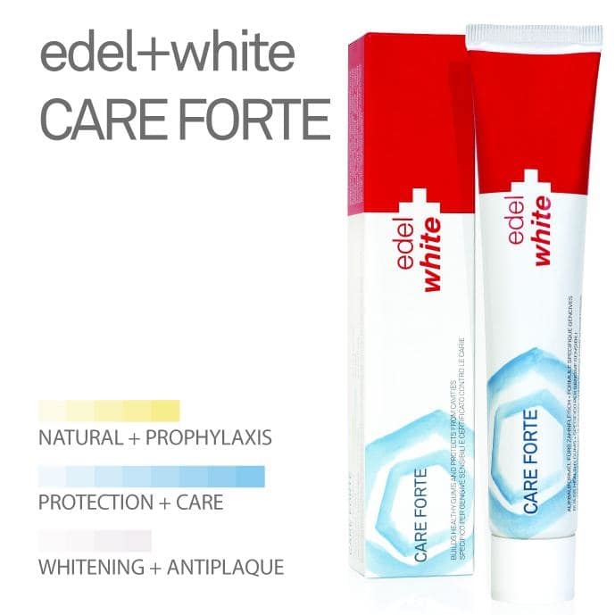 Kem Đánh Răng EDELWHITE CARE FORTE 75g - Hỗ trợ Sưng Viêm Nướu Lợi