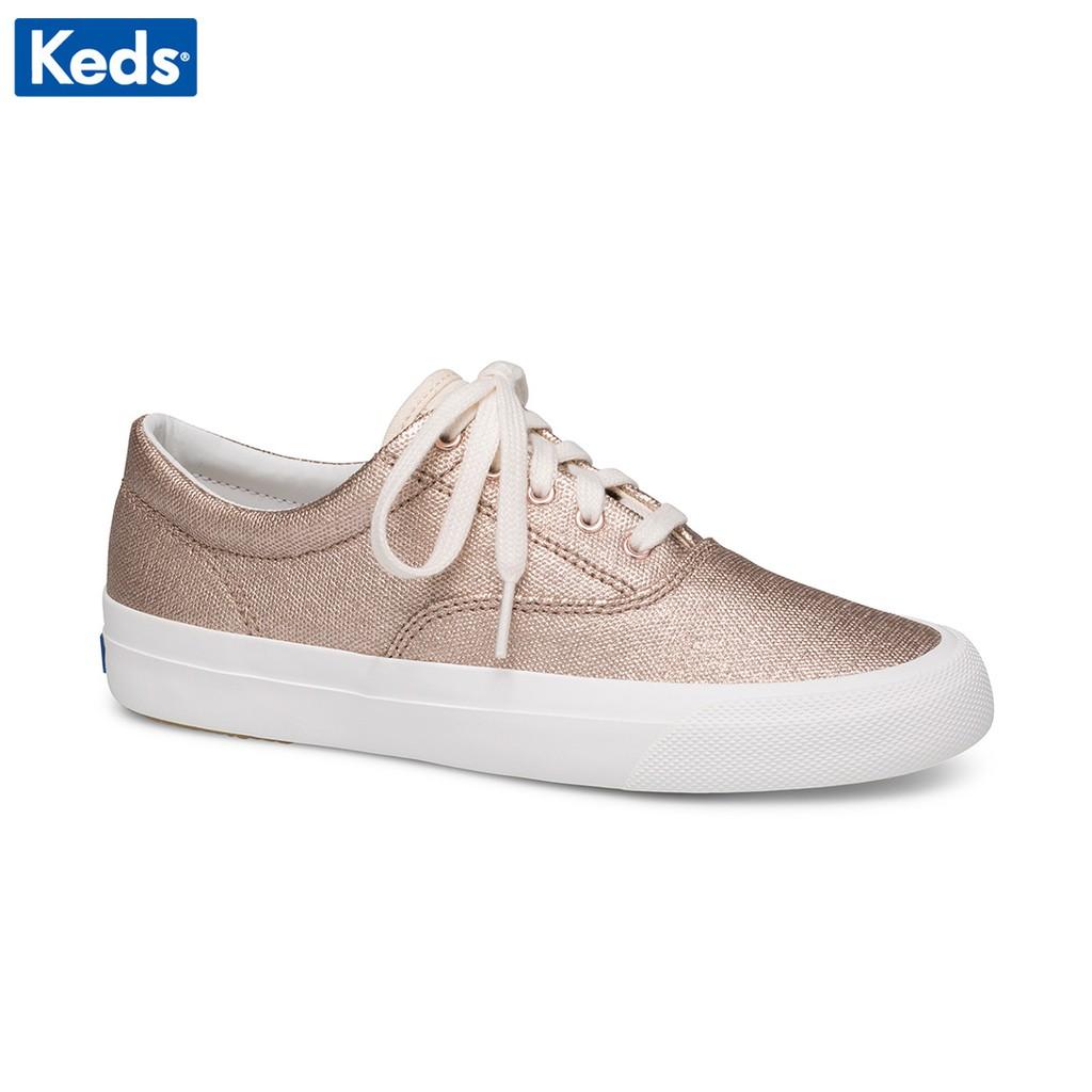 Giày Keds Nữ - Anchor Matte Brushed Canvas Rose Gold - KD059024