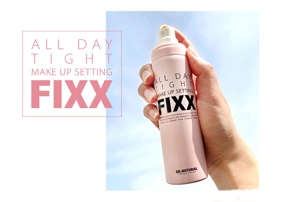 Xịt Dưỡng Nền, Cố Định Lớp Make Up So Natural All Day Tight Make Up Setting Fixx 75ml + Tặng Kèm 1 Túi Lưới Rửa Mặt Tạo Bọt