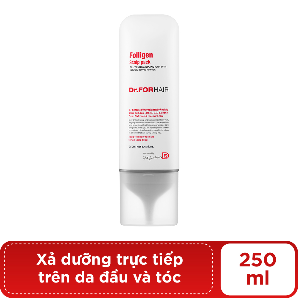 Dầu Xả Dr.FORHAIR Folligen Scalp Pack 250ml