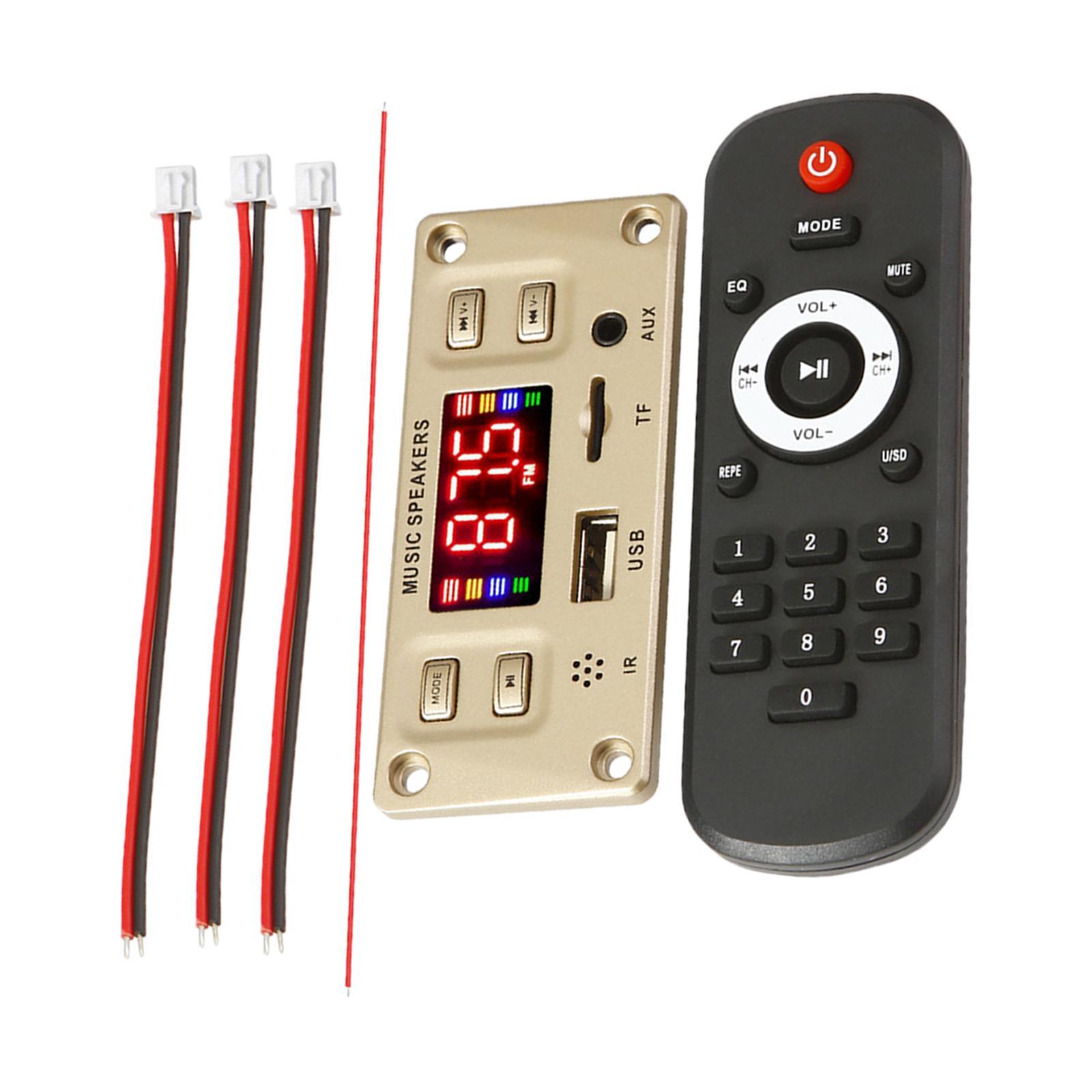 Board 2*50W Support TF/USB DC 8V-24V Car Radio for Car