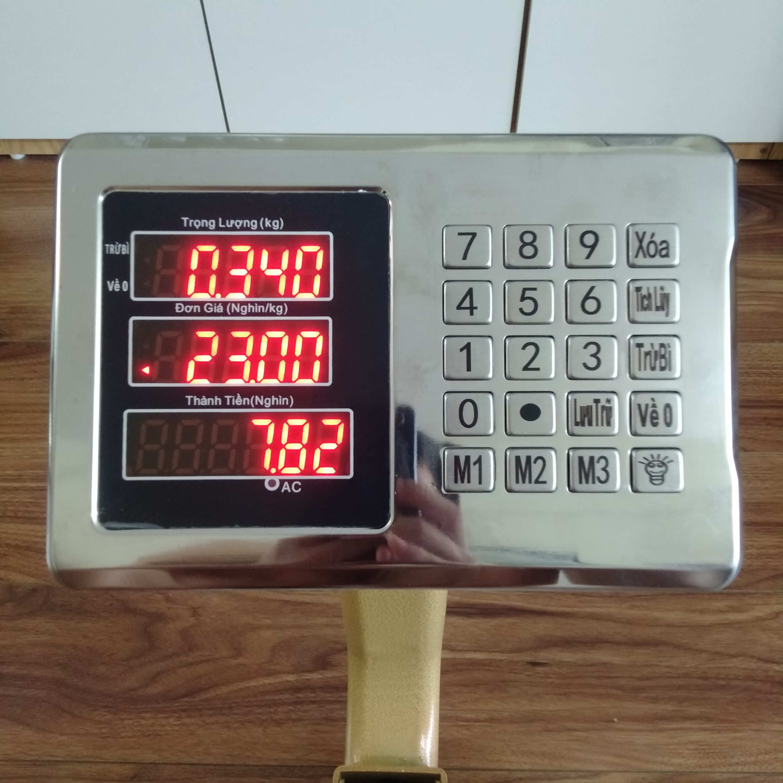 Cân Điện Tử Tính Tiền 40kg - Bảo Hành 12 Tháng, 1 Đổi 1 trong vòng 7 ngày