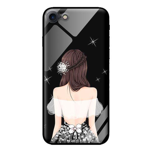 Ốp kính cường lực cho iPhone 8  Cô Gái Áo Trắng - Hàng chính hãng