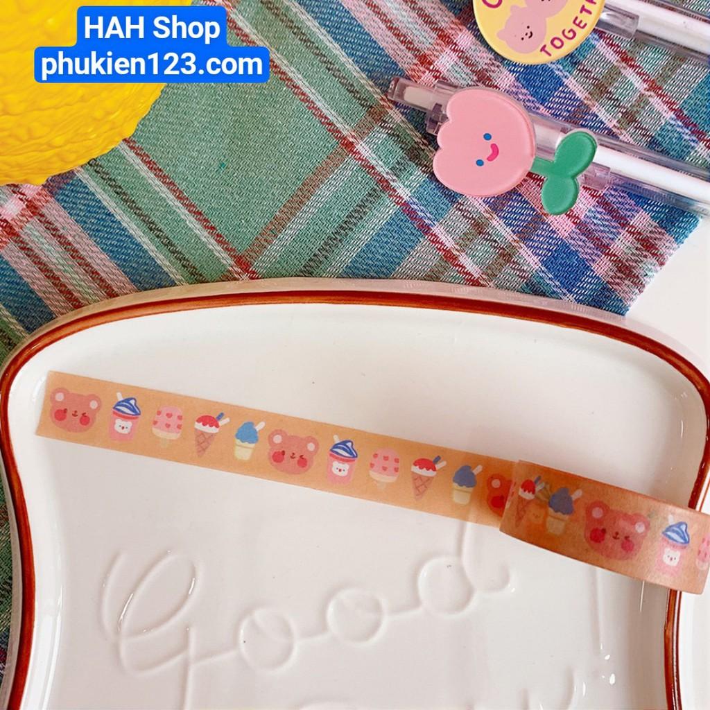 Băng dính dán hình dễ thương cho các bé nhiều màu các bé thỏa sức sáng tạo