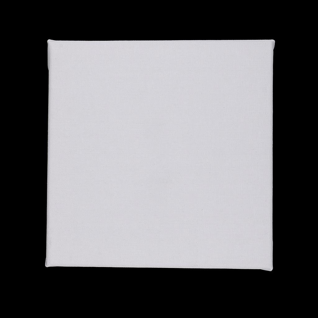 4 Pieces Blank Canvas Board Wooden Frame For Oil Acrylic Painting