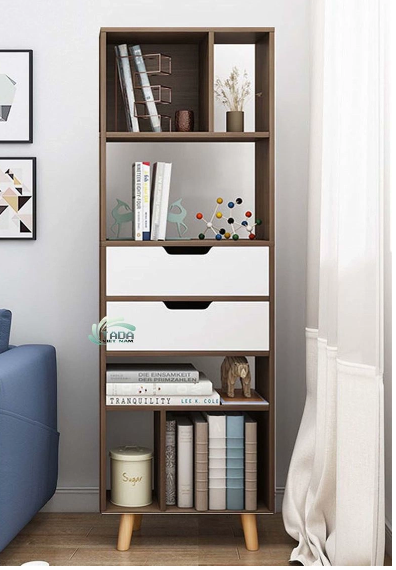 KỆ SÁCH BẮC ÂU CHÂN GỖ CÁNH LẬT SIZE LỚN - HC1256