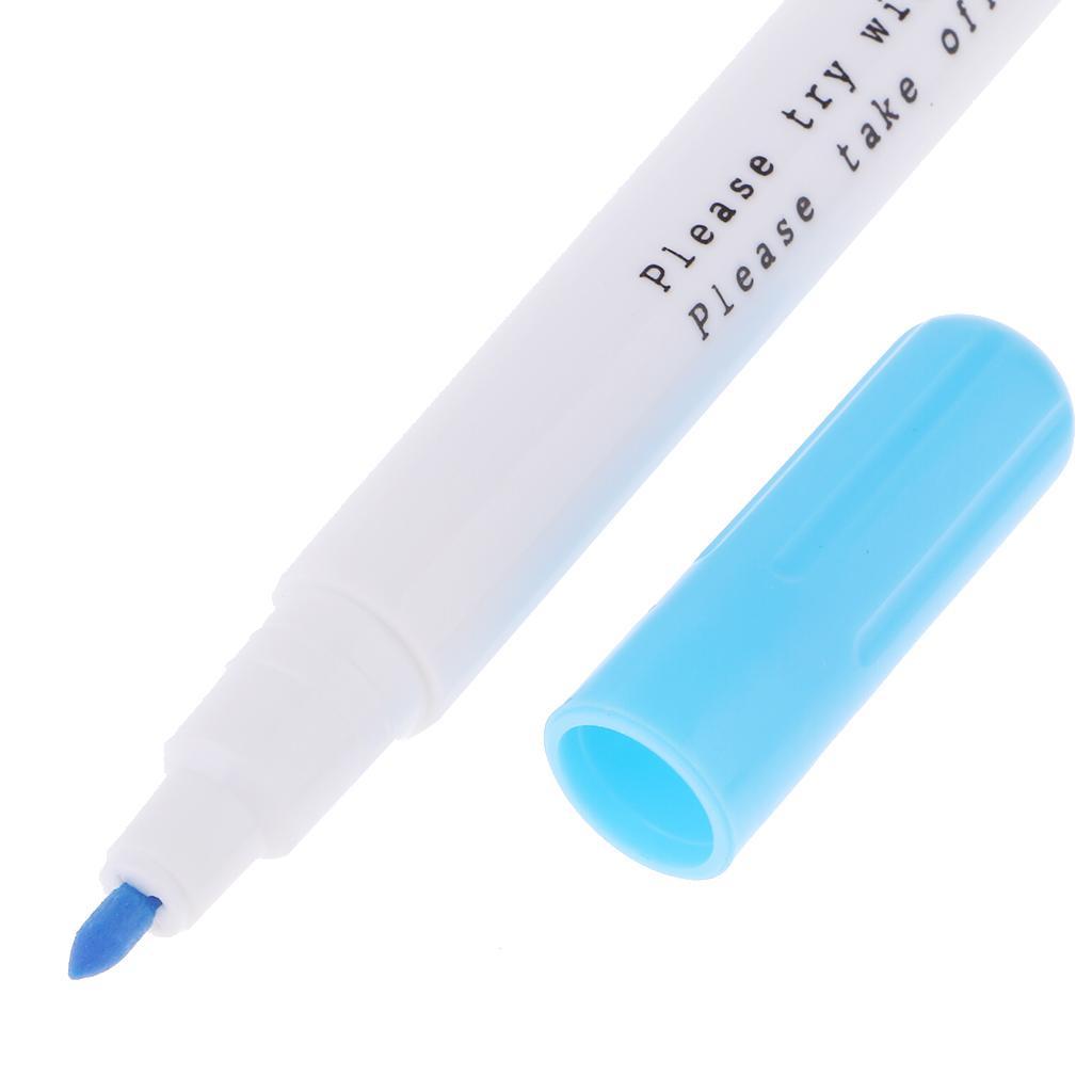 10pcs Water Erasable Soluble Pens Tailor Fabric Marker Pen Sewing Craft Blue