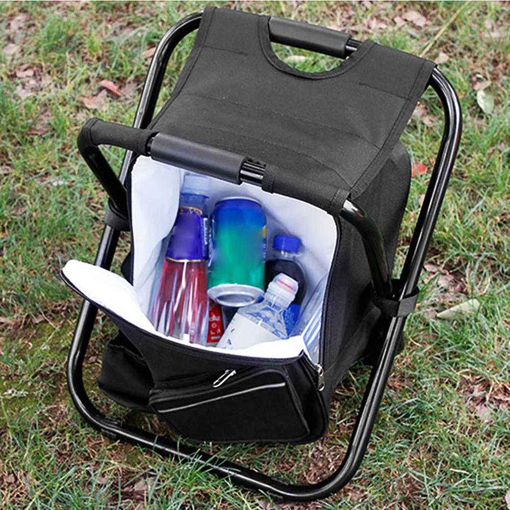 Ghế xếp balo đa năng có túi làm mát cách nhiệt