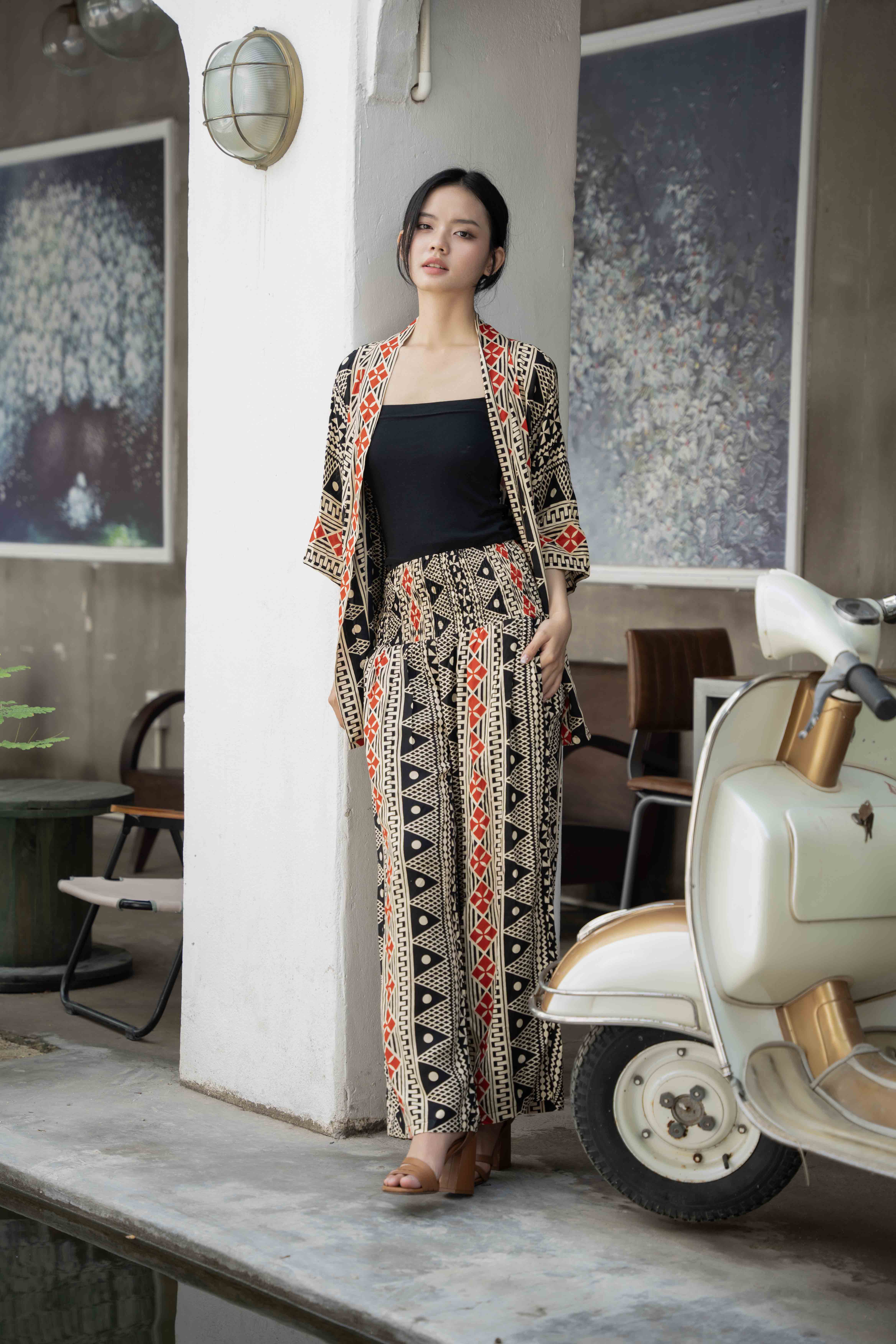 Áo Khoác Kimono Cotton Isla Bonita