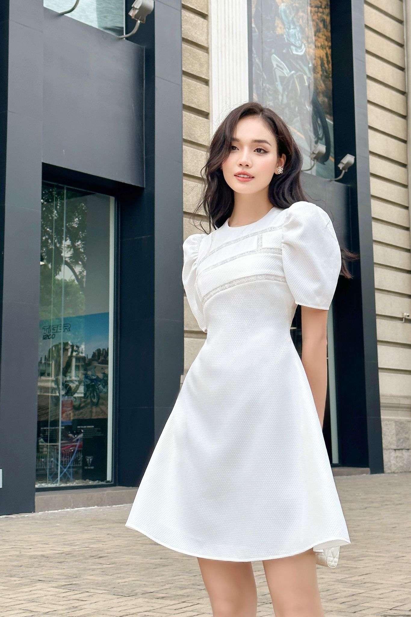 OLV - Đầm Eliza Puff Dress