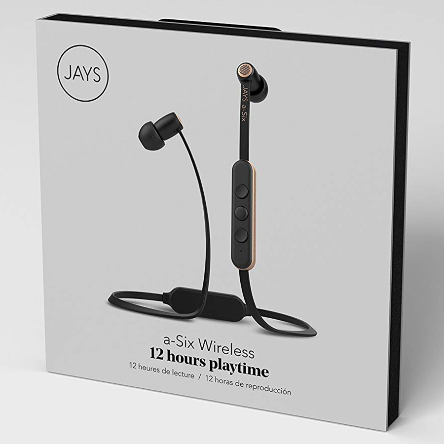 Tai Nghe Bluetooth Thể Thao Jays a-Six Wireless - Hàng Chính Hãng