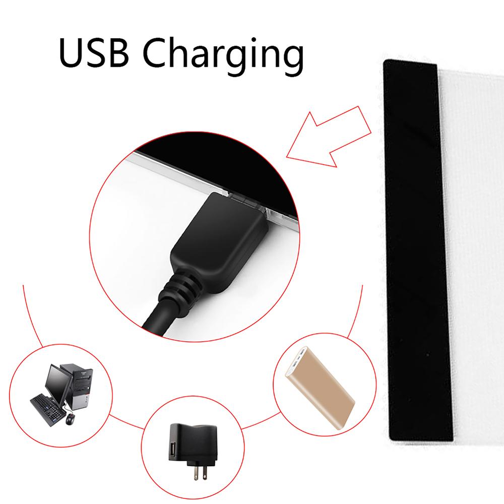 Bảng vẽ ánh sáng USB A4 K1 Đèn LED