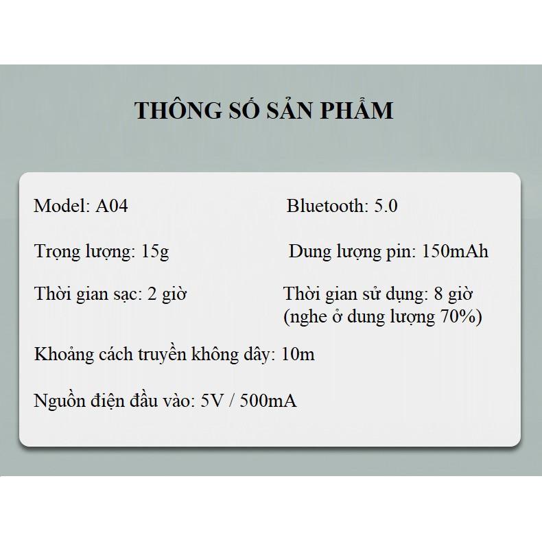 Tai Nghe ️️Tai Nghe Bluetooth Cấp Ân Thanh Trực Tiếp Qua Xương Sọ - Tai Nghe Không Dây A-01 Công Nghệ Cao