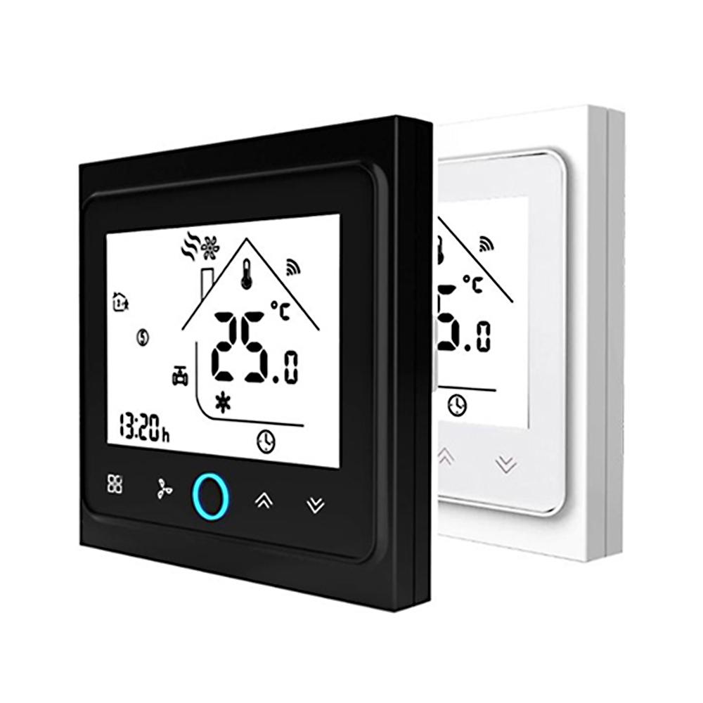 Quạt bàn BAC-002ELZB điều hòa trung tâm TUYA ZIGBEE có thể điều chỉnh từ 5-99 ℃ Bảng điều khiển LCD