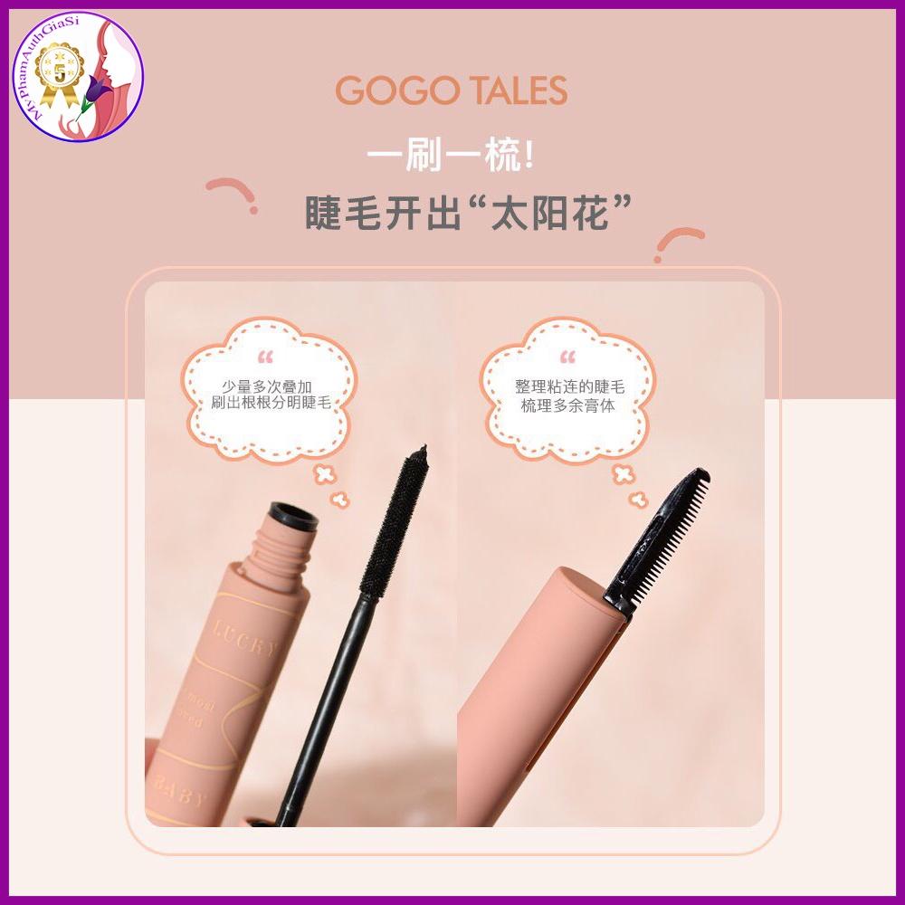 Mascara Gogo Tales chuốt mi 2 đầu làm dài dày cong mi