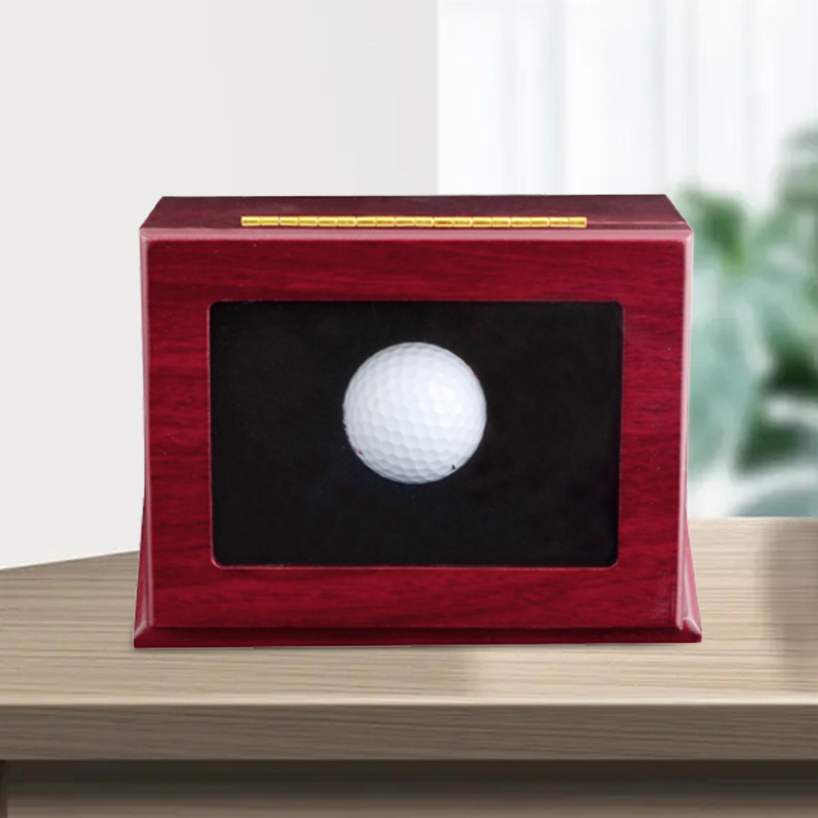 Golf Ball Display Case, Golf Ball Organizer Dustproof Showcase, Collection Golf Ball Storage  Ball Holder