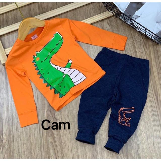 BỘ DÀI THUN COTTON BÉ TRAI SIZE 8-20 KÝ