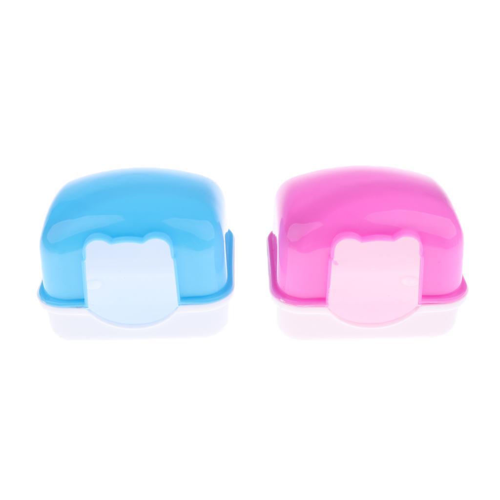 3 Pcs Hamster Mini Travel Carrier House Cage for Small Pets Mice Rats Room