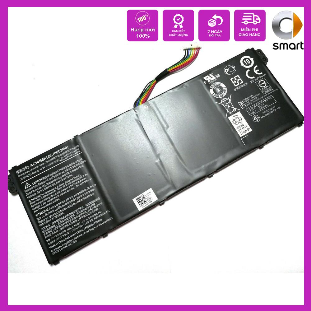 Pin cho Laptop Acer Aspire V5-132 V5-132P - Pin Zin - AC14B8K AC14B18J - Hàng Chính Hãng