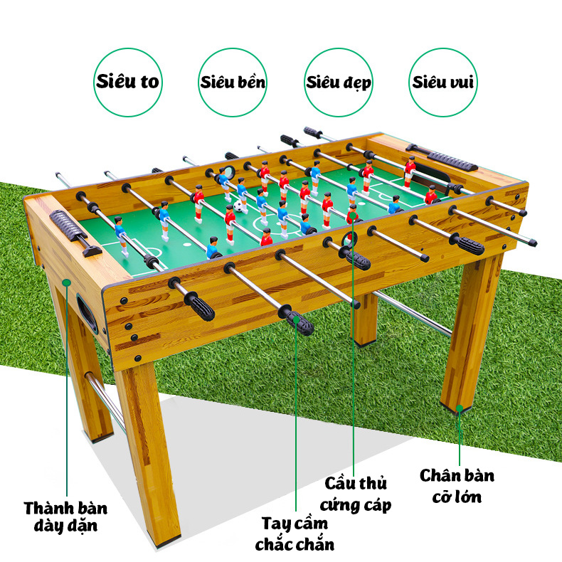 Đồ chơi bàn bi lắc bóng đá cỡ lớn nhất Table Top Football TTF-120CM