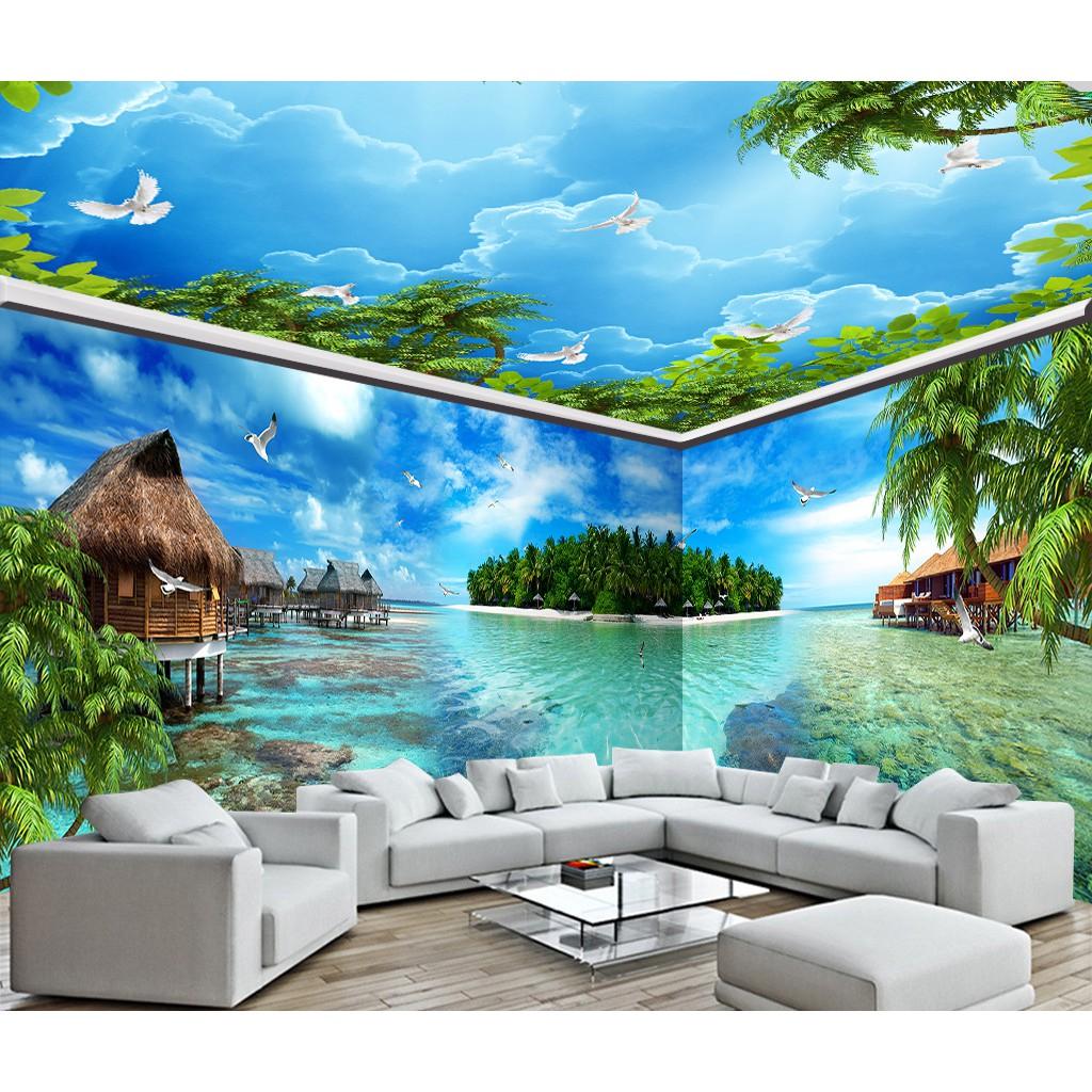 Tranh dán tường cảnh biển ADH2065