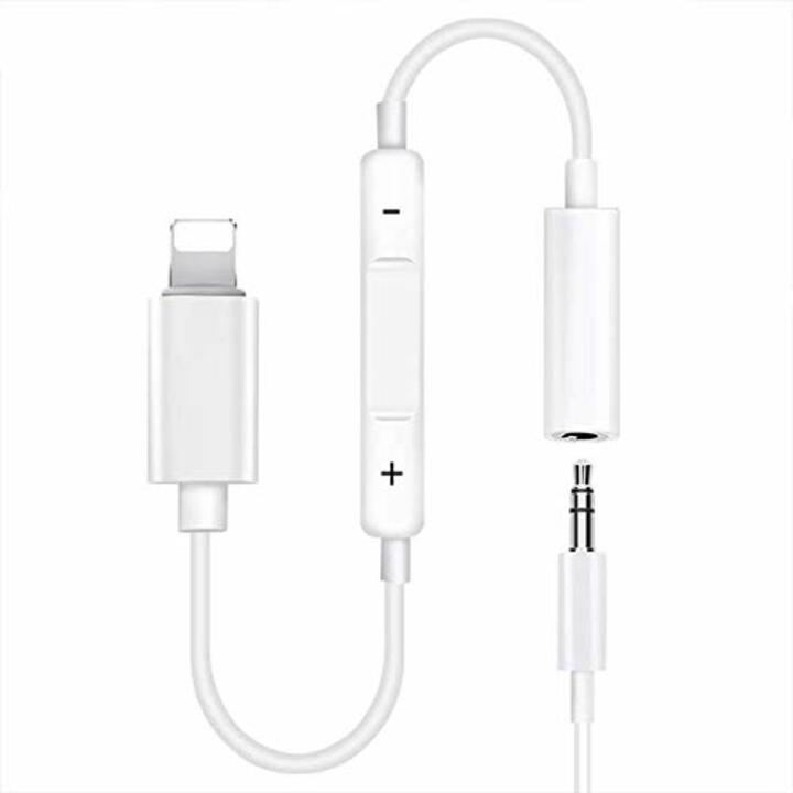 Cáp chuyển đổi tai nghe Lightning To 3.5mm Headphone - Hàng nhập khẩu