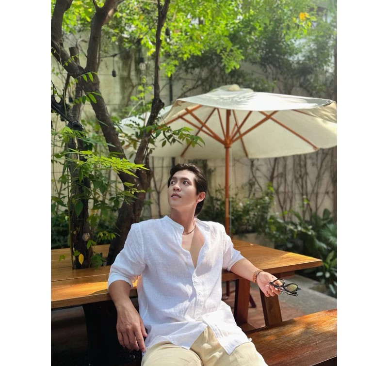 Áo sơ mi trơn style Hàn Quốc nhiều màu vải sợi Linen thoáng mát không bai gião