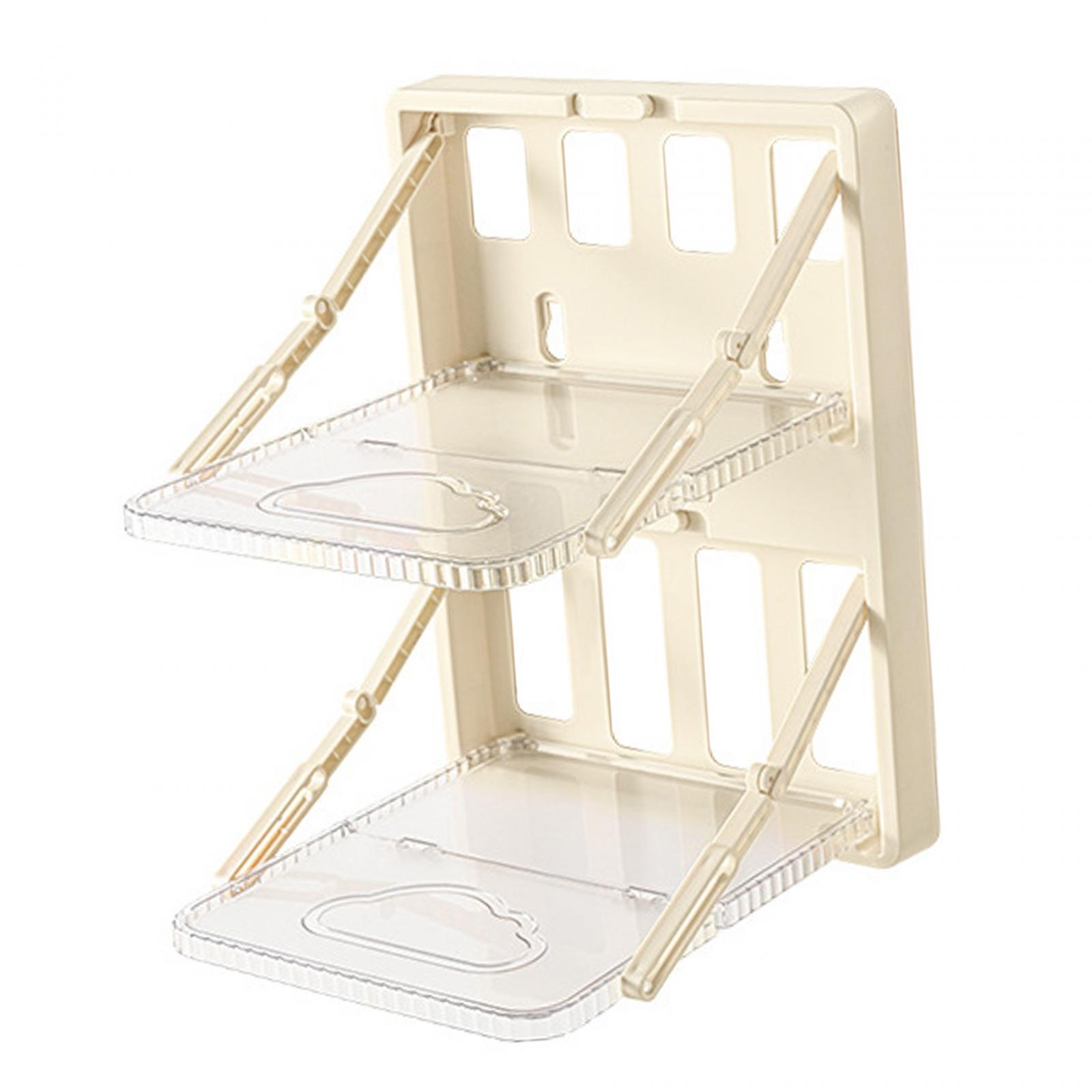 Wall Mounted Shoes Rack Shoe Holder Punch Free Space Saving Detachable Shoe Hanger Shoe Shelf for Closet Entryway Toilet Home