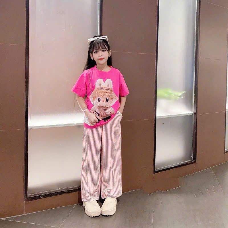 Rập giấy A0 bộ áo thun quần suông mã R43 cho bé
