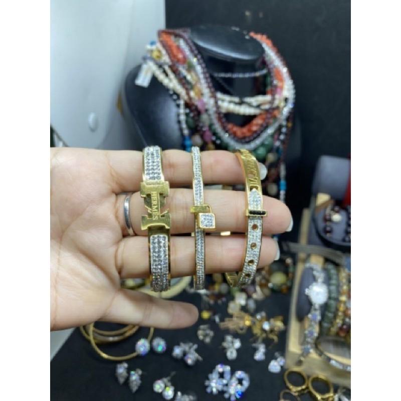 Bông tai kiểu xoáy đôi, đính phale bạc 925