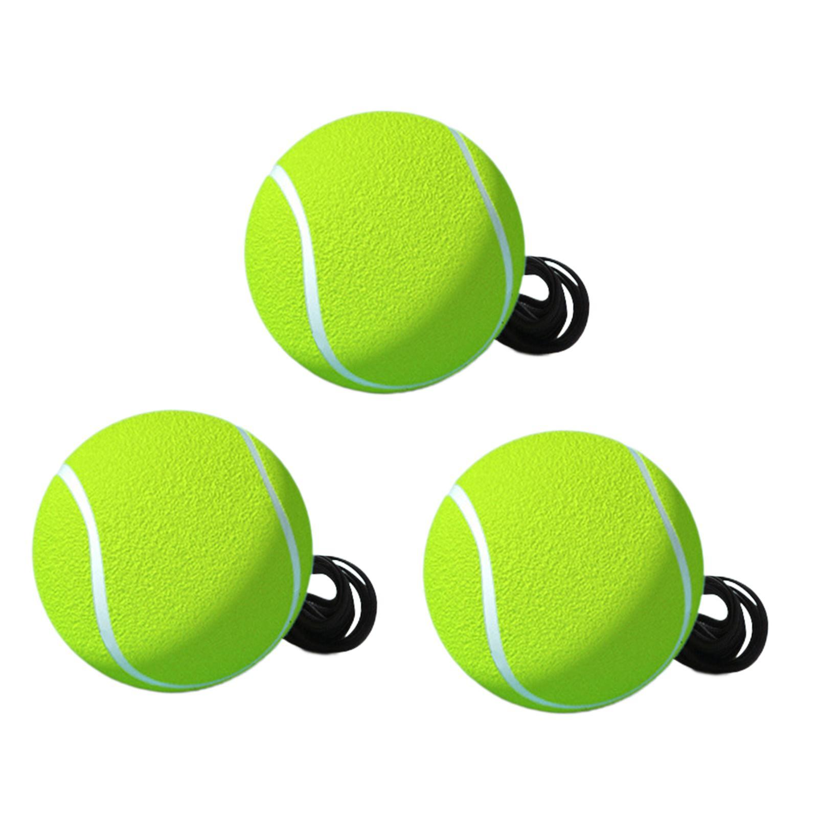 Tennis Ball Trainer Tennis  Ball with Ball Rope Trainer Baseboard Tennis Solo Equipment Self Exercise Tennis for Indoor Outdoor Adult