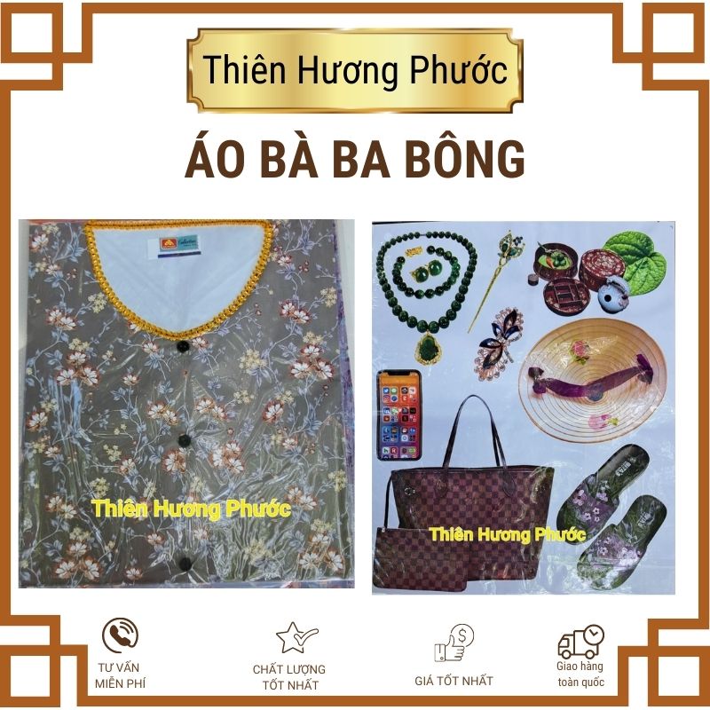 Áo quần bà ba bông bà