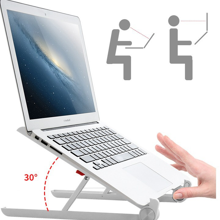 Giá Đỡ Máy Tính Laptop Nhỏ Gọn Tiện Lợi Giúp Tản Nhiệt - Hàng chính hãng