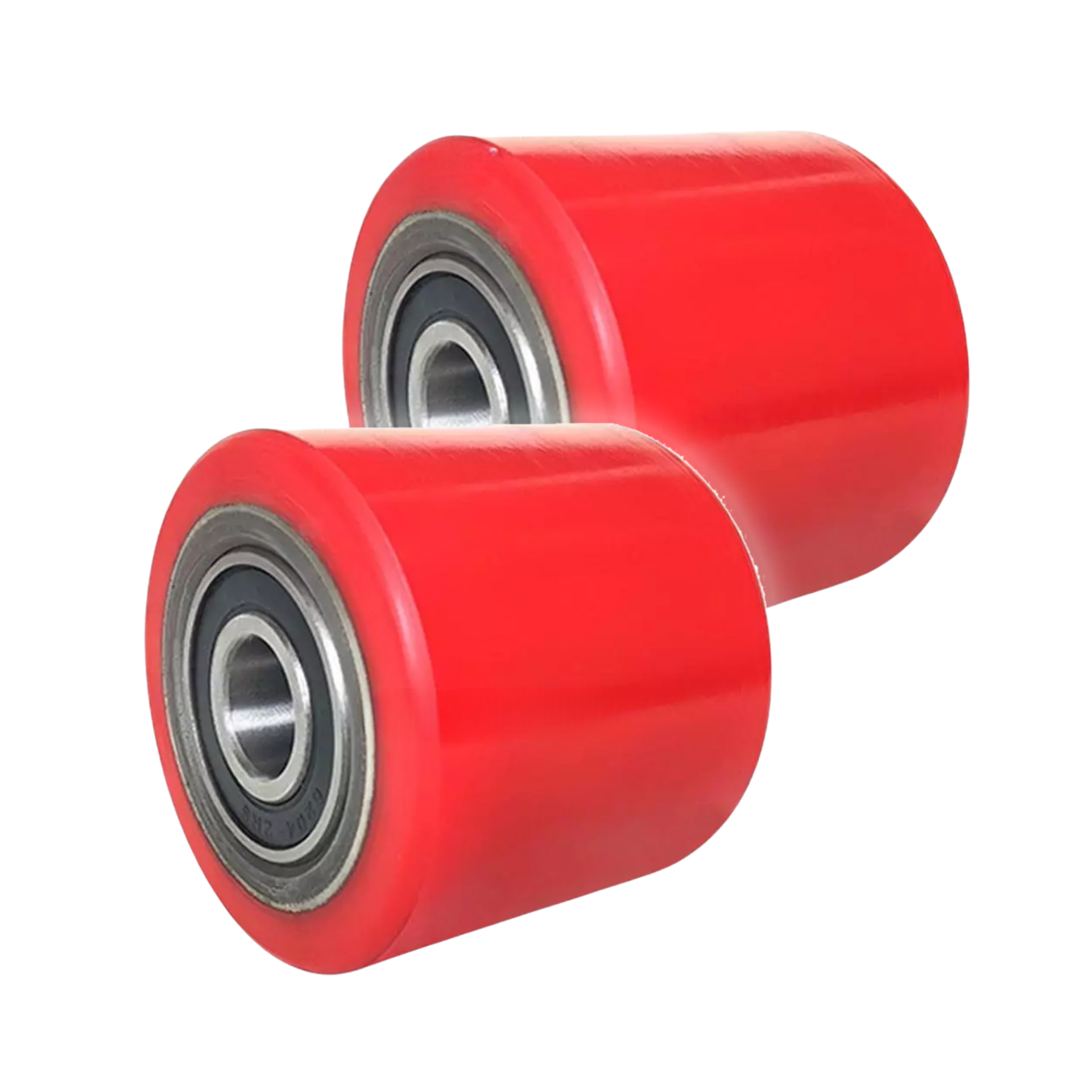 Bánh xe rời PU, phụ tùng thay thế cho bánh xe xe nâng tay (bánh sau), Bánh xe nâng tay PU 80x70mm - Pareo