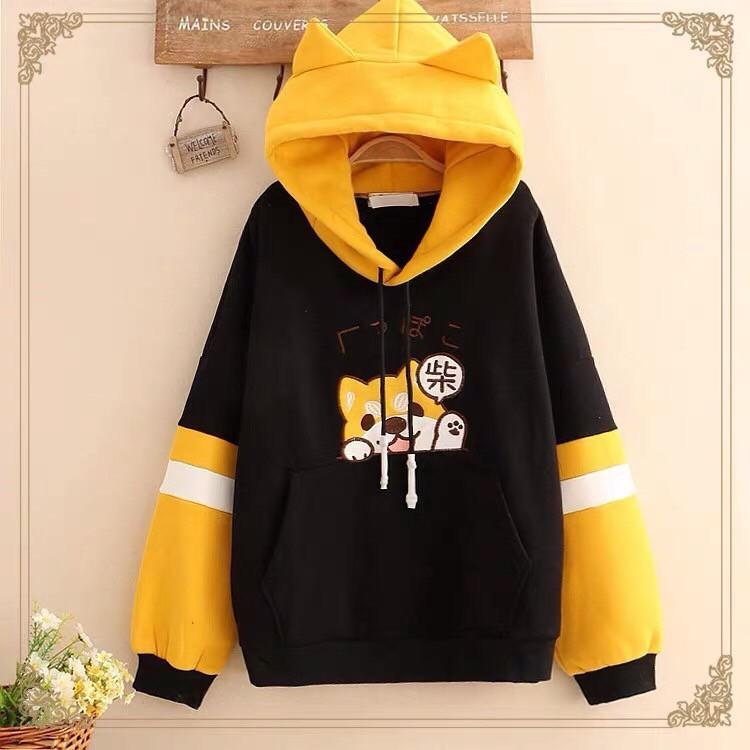 Áo hoodie nam nữ in hình Cún dễ thương William - DS40 dibbycloset