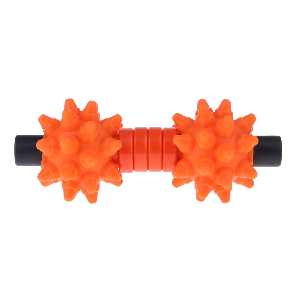 Massage Stick with Double Peanut Balls for Muscle Relaxing Tool