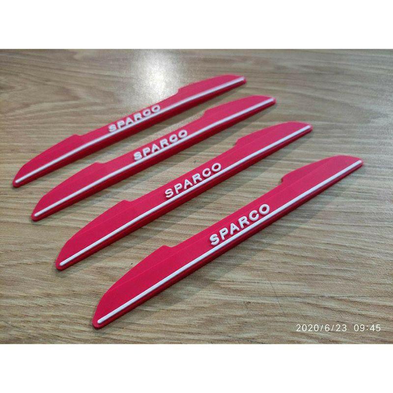 Bộ 4 miếng dán chống xước chống va đập cánh cửa ô tô Sparco