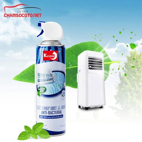 Bình xịt vệ sinh khử mùi máy lạnh điều hòa Kasder 500ml MUA 1 TẶNG 1