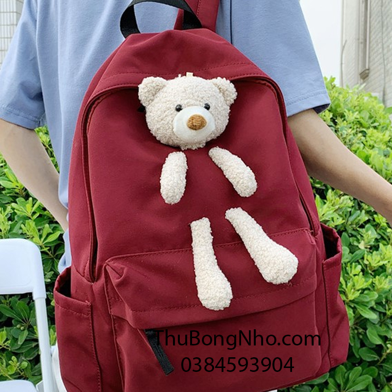 Gấu teddy lông xù 20cm